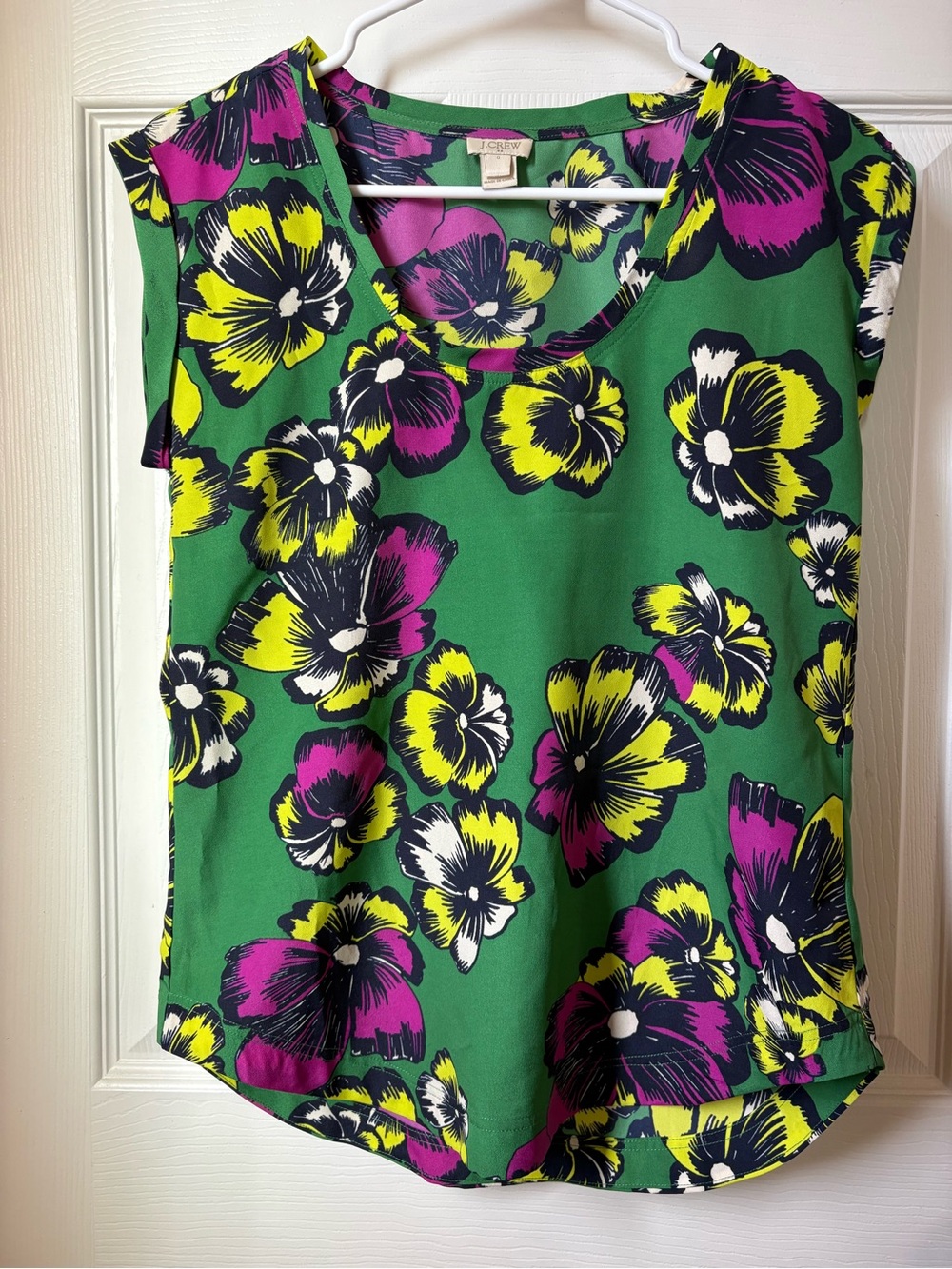 J. Crew Factory Floral Sleeveless Top